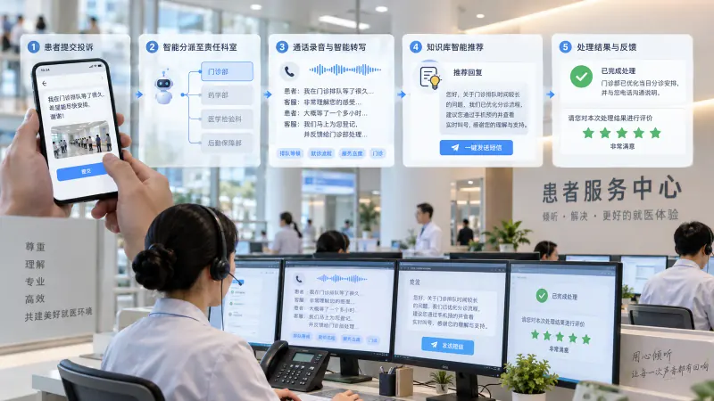 患者投诉闭环与智能服务项目功能场景